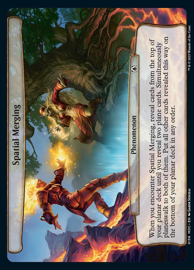 Spatial Merging [March of the Machine Commander] Magic: The Gathering