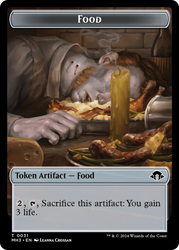 Eldrazi Spawn // Food Double-Sided Token [Modern Horizons 3 Tokens] Magic: The Gathering