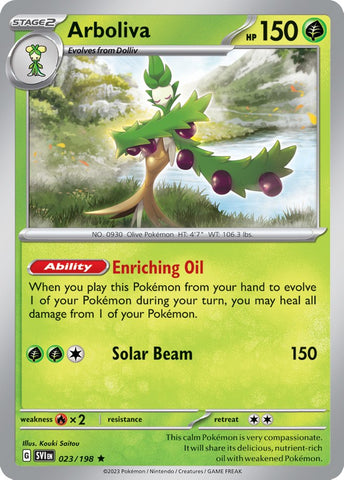 Arboliva (023/198) (Line Holo) [Scarlet & Violet: Base Set] Pokémon
