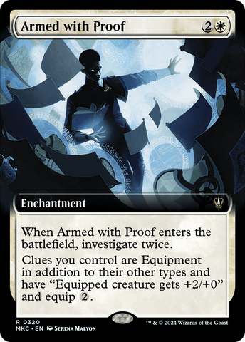 Armed with Proof (Extended Art) [Murders at Karlov Manor Commander] Magic: The Gathering