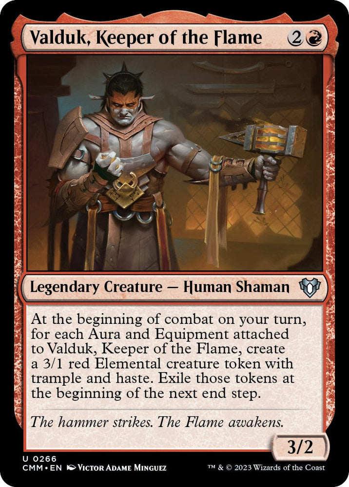 Valduk, Keeper of the Flame [Commander Masters] Magic: The Gathering