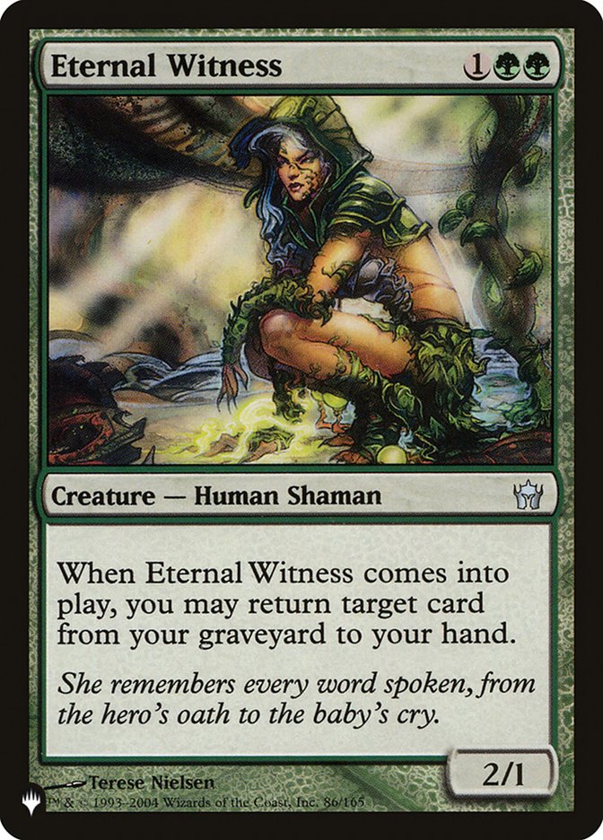 Eternal Witness [The List] Magic: The Gathering