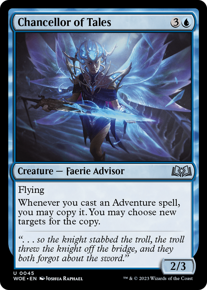 Chancellor of Tales [Wilds of Eldraine] Magic: The Gathering
