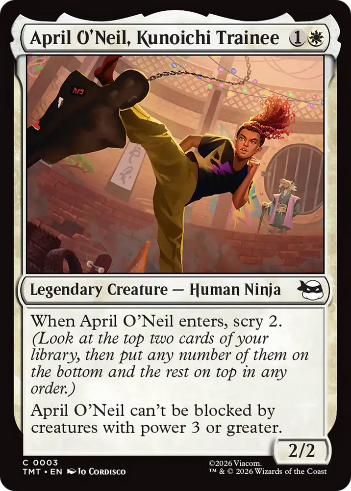 April O'Neil, Kunoichi Trainee [Teenage Mutant Ninja Turtles] Magic: The Gathering