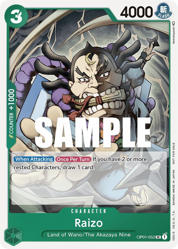 Raizo (Event Pack Vol. 2) [One Piece Promotion Cards] Bandai