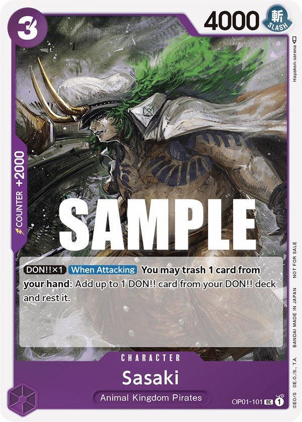 Sasaki (Event Pack Vol. 2) [One Piece Promotion Cards] Bandai