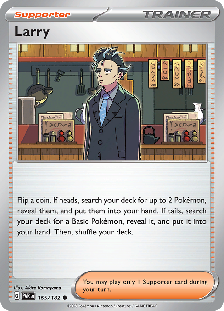 Larry (165/182) [Scarlet & Violet: Paradox Rift] Pokémon