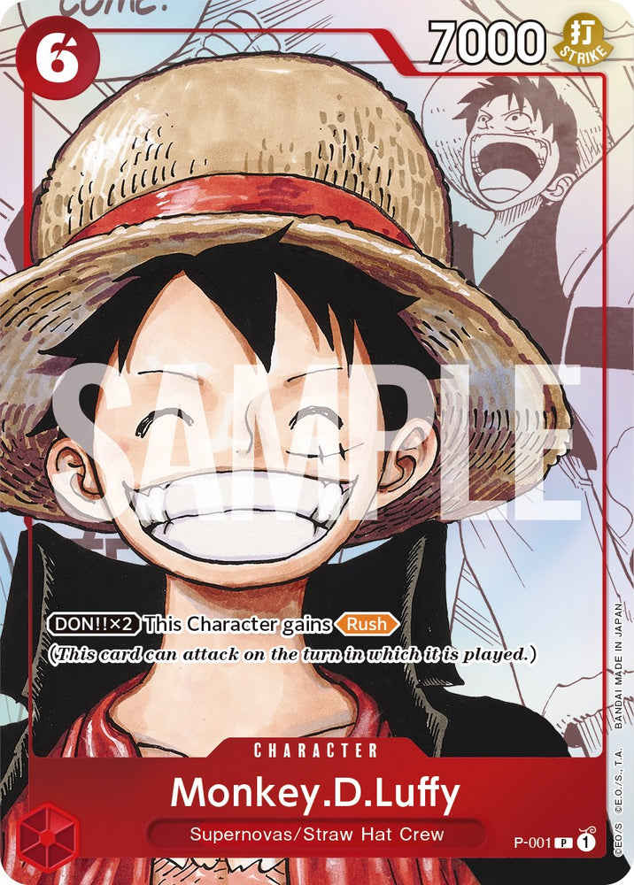 Monkey.D.Luffy (Alternate Art) [One Piece Promotion Cards] Bandai