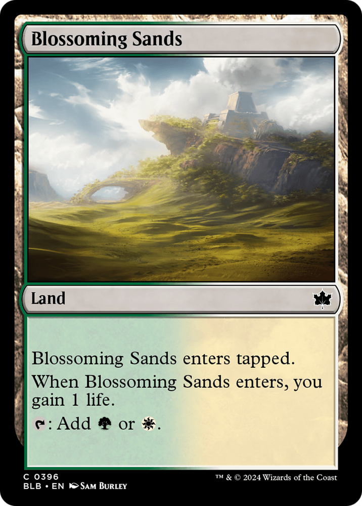 Blossoming Sands [Bloomburrow] Magic: The Gathering