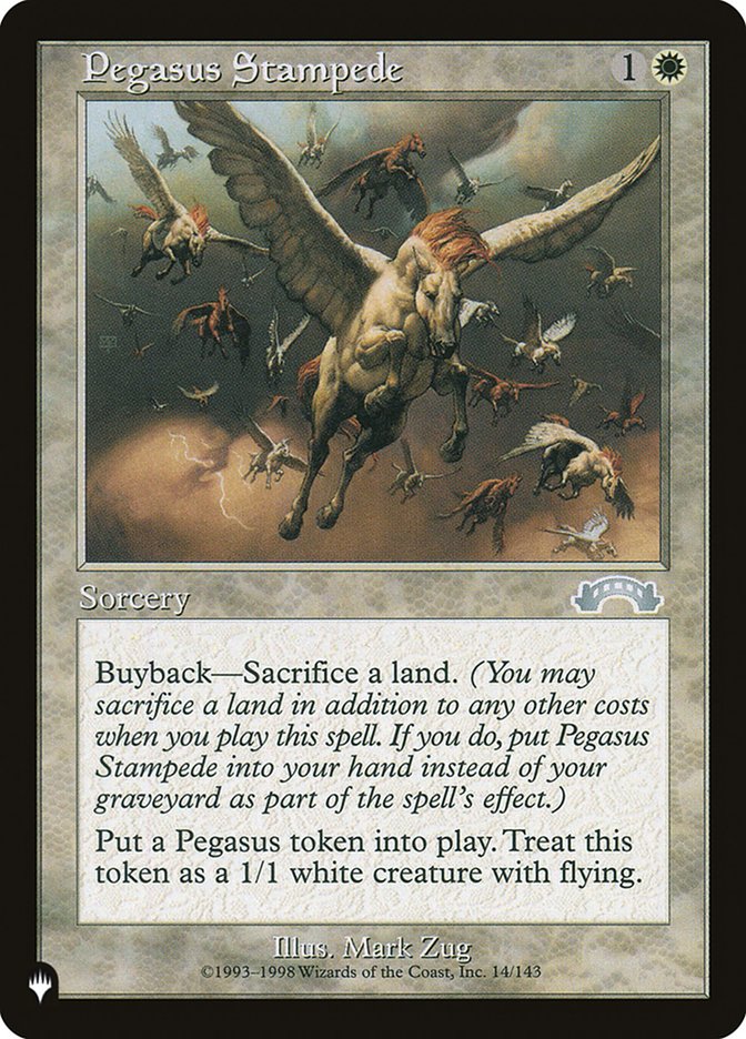 Pegasus Stampede [The List] Magic: The Gathering