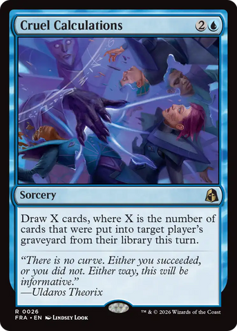 Cruel Calculations [Reality Fracture] Magic: The Gathering