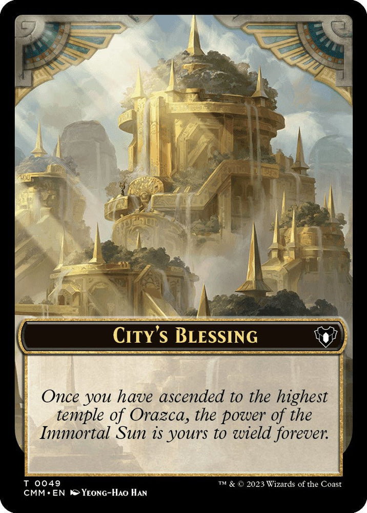 City's Blessing // Dragon Egg Double-Sided Token [Commander Masters Tokens] Magic: The Gathering