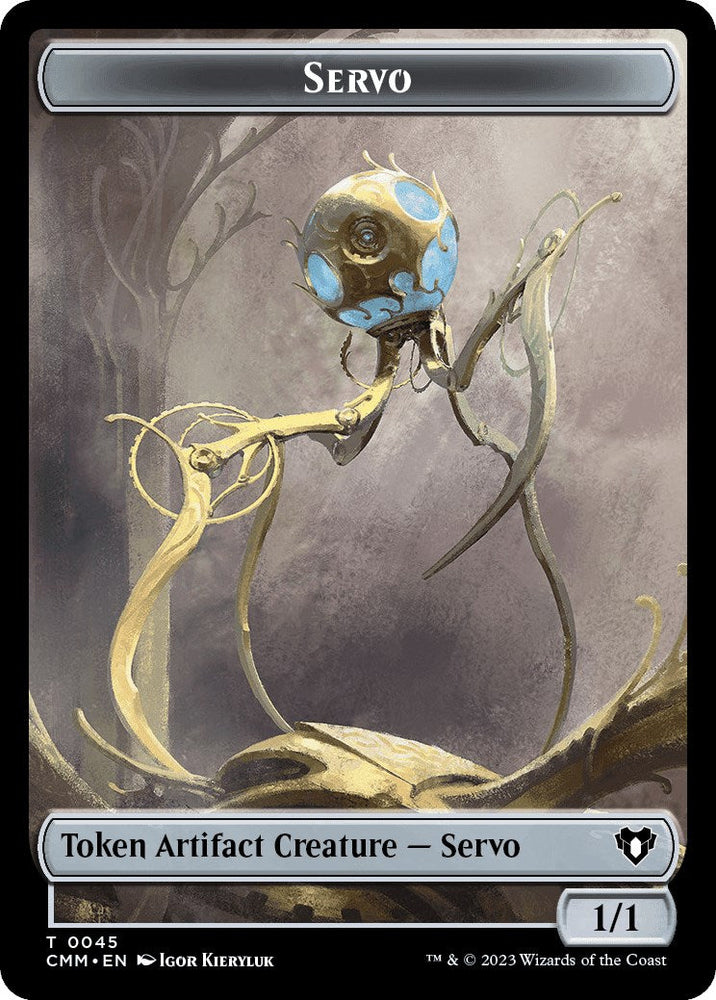 Servo // Construct (0041) Double-Sided Token [Commander Masters Tokens] Magic: The Gathering