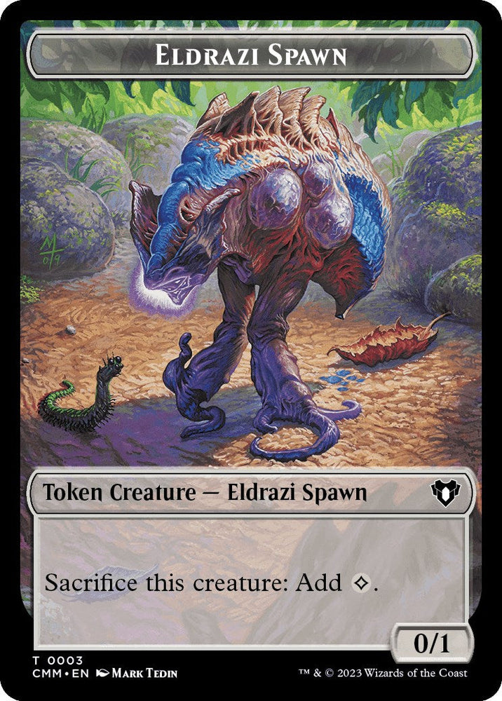 Eldrazi Spawn // Insect Double-Sided Token [Commander Masters Tokens] Magic: The Gathering