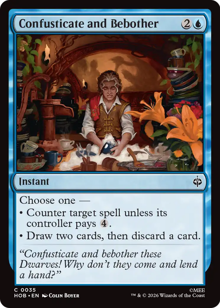 Confusticate and Bebother [The Hobbit] Magic: The Gathering