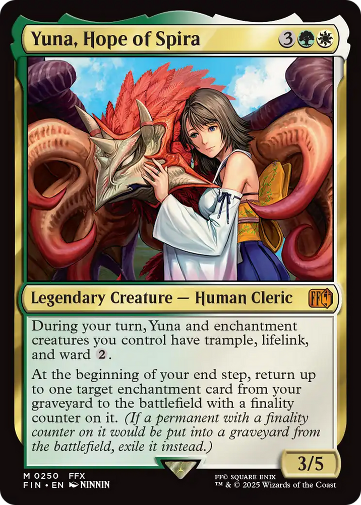 Yuna, Hope of Spira [FINAL FANTASY] Magic: The Gathering
