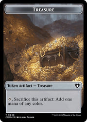 Treasure // Elemental (0037) Double-Sided Token [Commander Masters Tokens] Magic: The Gathering