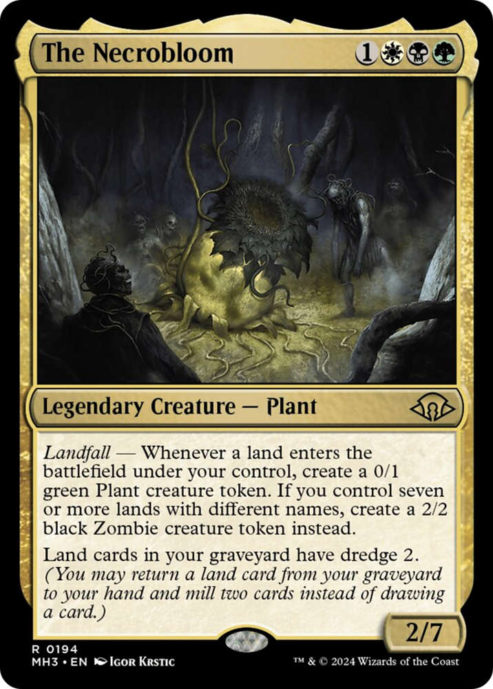 The Necrobloom [Modern Horizons 3] Magic: The Gathering