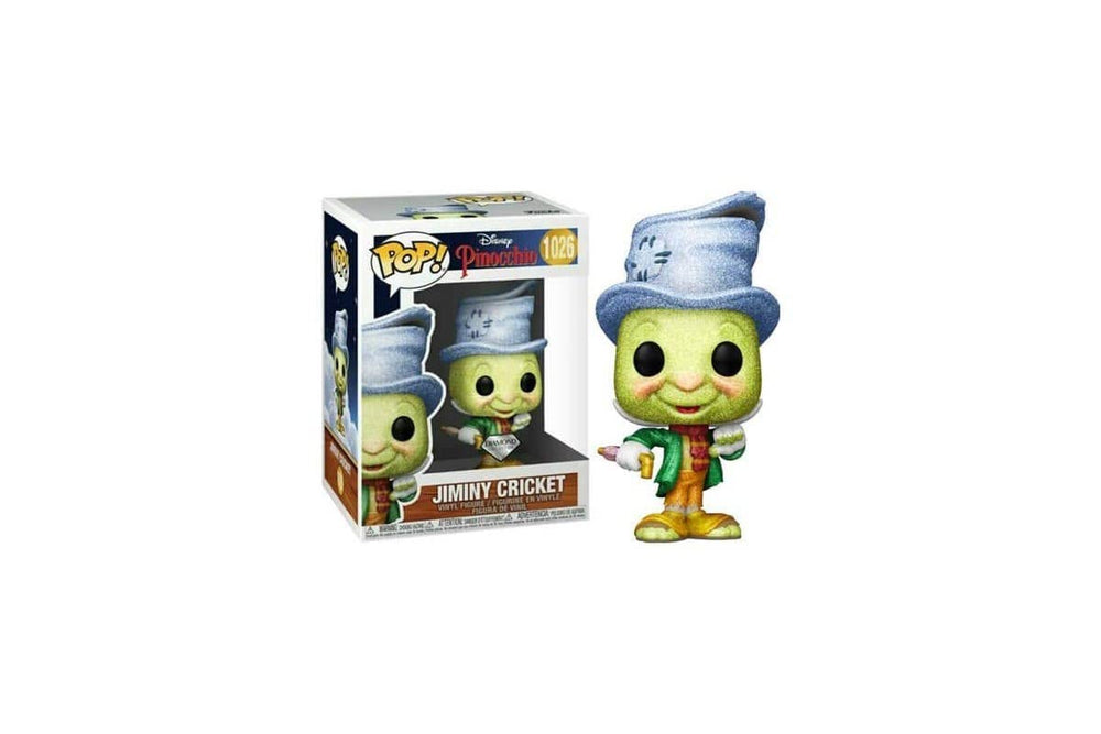 Funko Pop! Disney Pinocchio Diamond Collection Jiminy Cricket Bam Exclusive with a Funko POP! Box Protector FUNKO