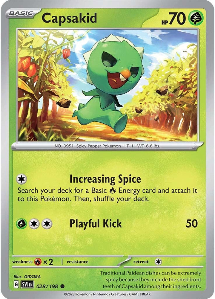 Capsakid (028/198) [Scarlet & Violet: Base Set] Pokémon