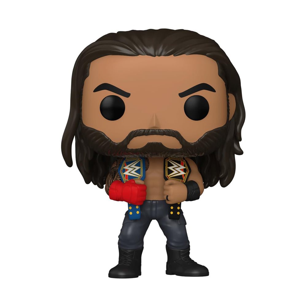 Funko POP! WWE: Roman Reigns with Belts - Collectable Vinyl Figure - Gift Idea - Official Merchandise - for Kids & Adults - Sports Fans - Model Figure for Collectors and Display FUNKO