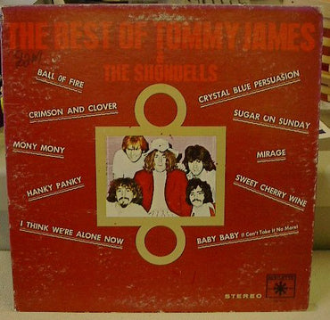 The Best of Tommy James and the Shondell's - Record Album LP