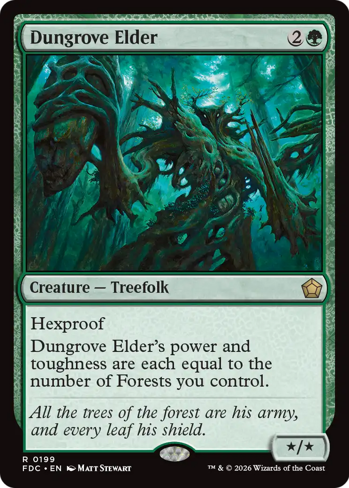 Dungrove Elder [Foundations Commander] Magic: The Gathering