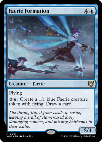 Faerie Formation [Wilds of Eldraine Commander] Magic: The Gathering