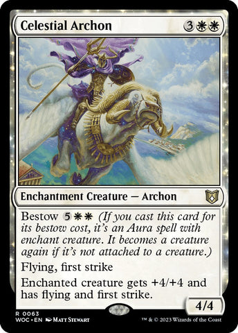 Celestial Archon [Wilds of Eldraine Commander] Magic: The Gathering