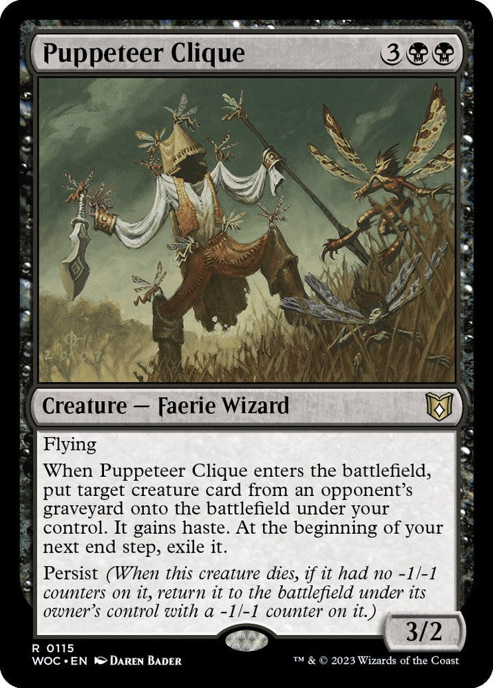 Puppeteer Clique [Wilds of Eldraine Commander] Magic: The Gathering