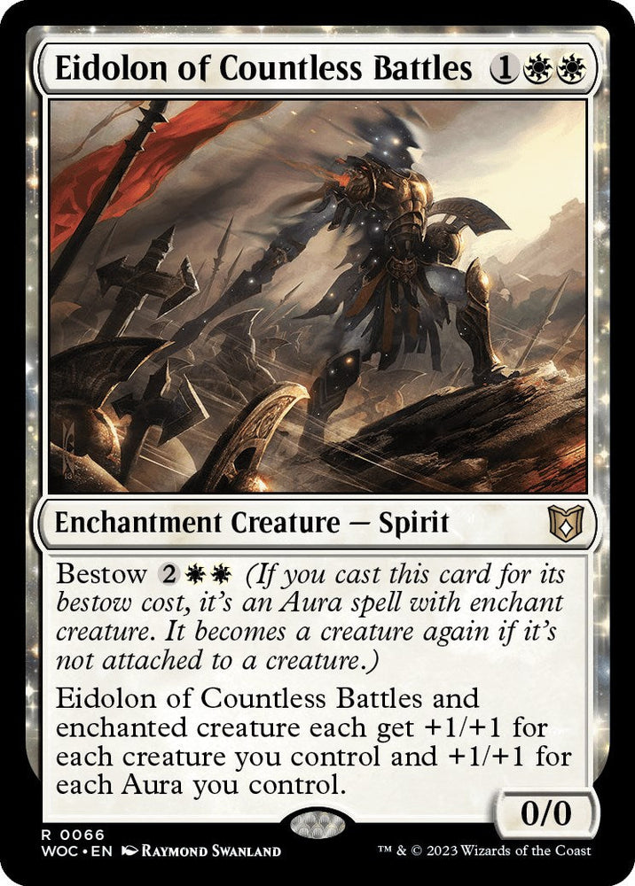 Eidolon of Countless Battles [Wilds of Eldraine Commander] Magic: The Gathering