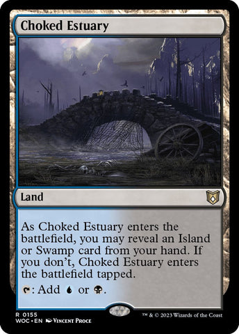 Choked Estuary [Wilds of Eldraine Commander] Magic: The Gathering