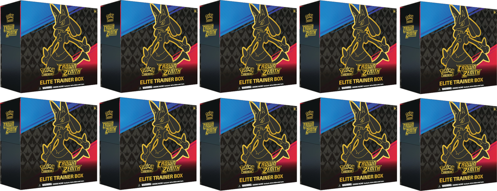 Sword & Shield: Crown Zenith - Elite Trainer Box Case Pokémon