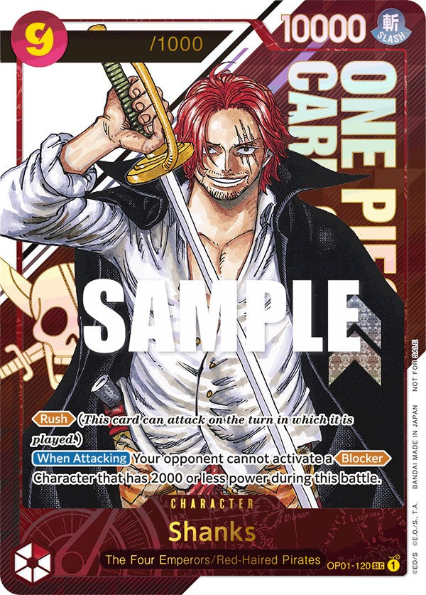 Shanks (Championship 2023) [Serial Number] [One Piece Promotion Cards] Bandai