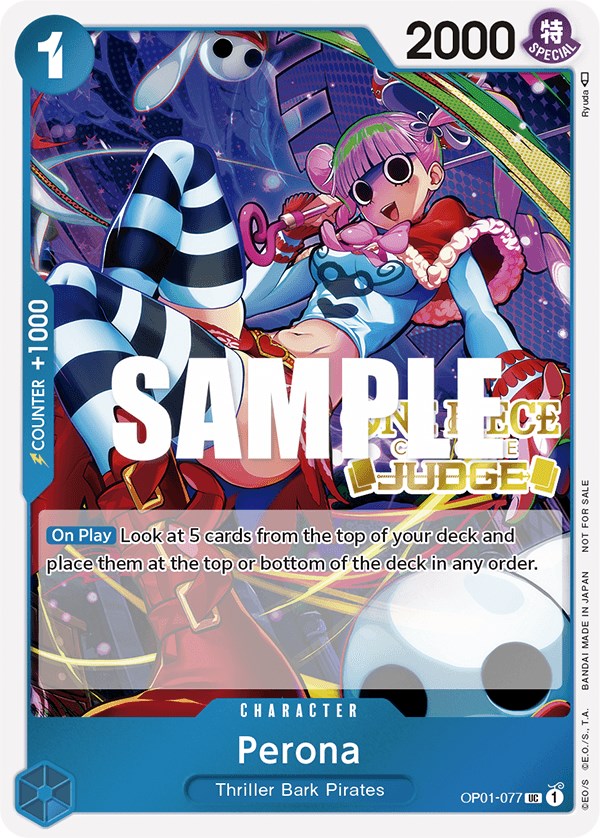 Perona (Judge Pack Vol. 2) [One Piece Promotion Cards] Bandai