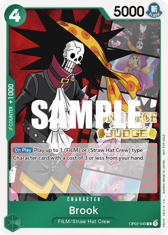 Brook (Judge Pack Vol. 2) [One Piece Promotion Cards] Bandai