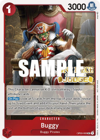 Buggy (Judge Pack Vol. 2) [One Piece Promotion Cards] Bandai