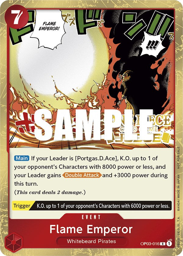 Flame Emperor (Judge Pack Vol. 2) [One Piece Promotion Cards] Bandai
