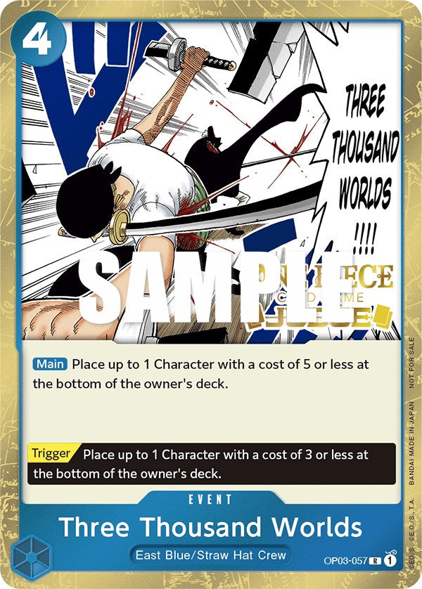 Three Thousand Worlds (Judge Pack Vol. 2) [One Piece Promotion Cards] Bandai
