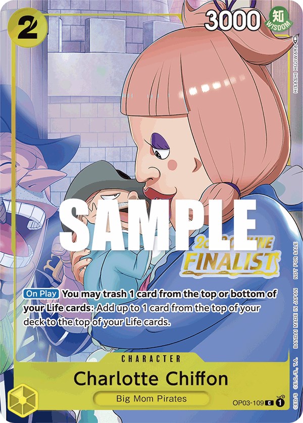 Charlotte Chiffon (Offline Regional 2023) [Finalist] [One Piece Promotion Cards] Bandai