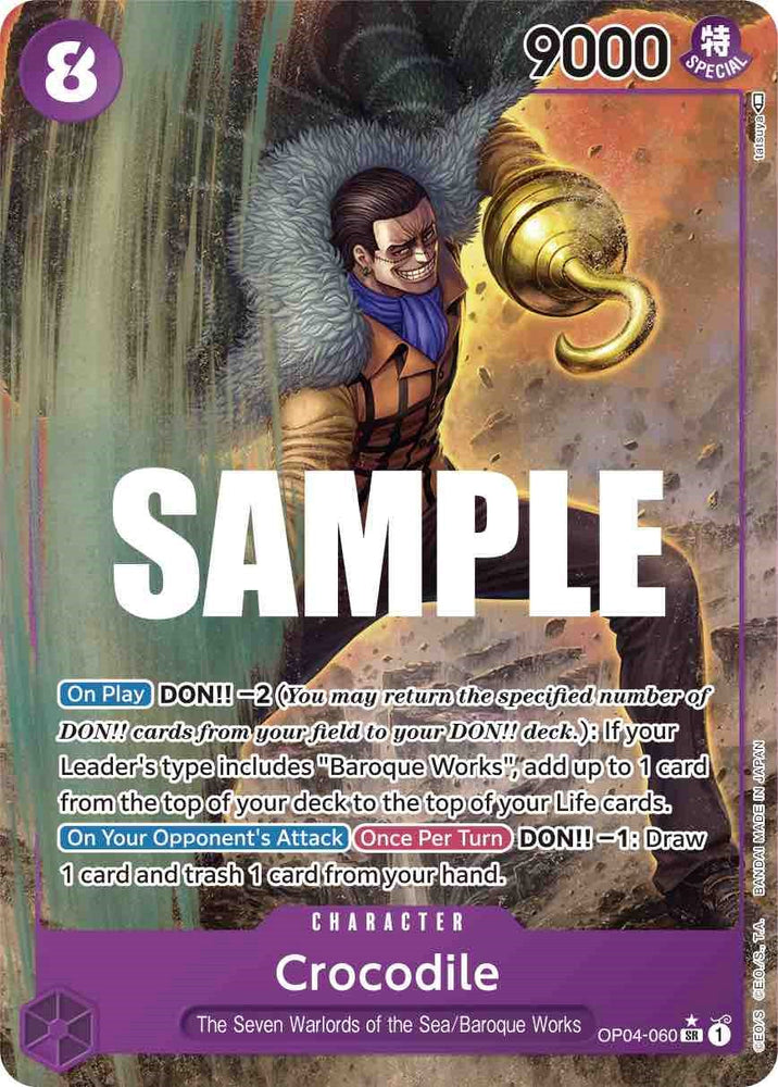Crocodile (Alternate Art) [Kingdoms of Intrigue] Bandai