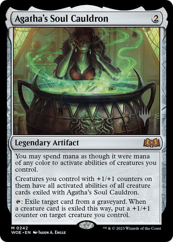 Agatha's Soul Cauldron (Promo Pack) [Wilds of Eldraine Promos] Magic: The Gathering