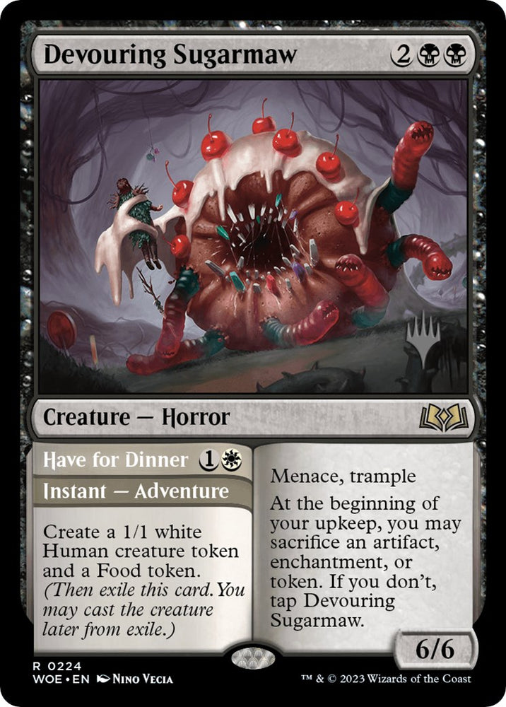 Devouring Sugarmaw // Have for Dinner(Promo Pack) [Wilds of Eldraine Promos] Magic: The Gathering