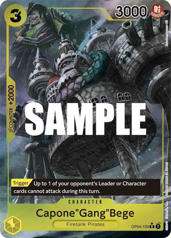 Capone"Gang"Bege (Alternate Art) [Kingdoms of Intrigue] Bandai