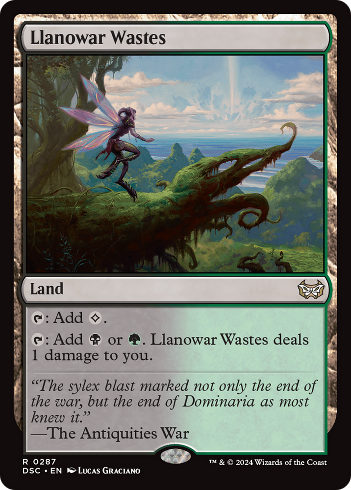Llanowar Wastes [Duskmourn: House of Horror Commander] Magic: The Gathering