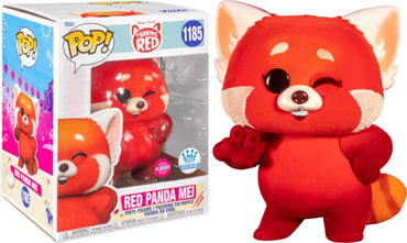 POP! Pixar Turning Red 1185 Red Panda Mei Flocked Exclusive FUNKO