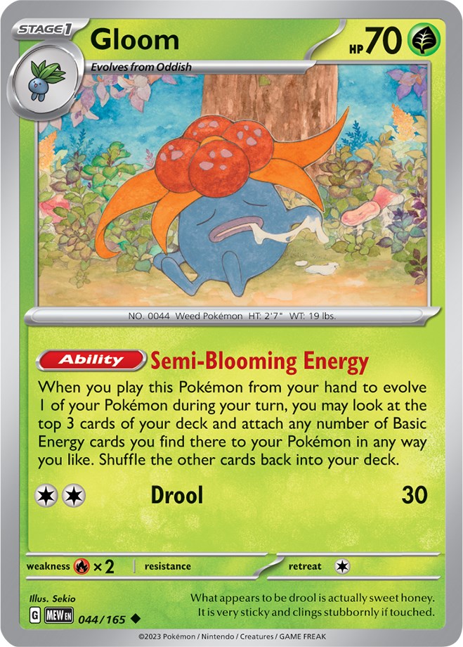 Gloom (044/165) [Scarlet & Violet 151] Pokémon