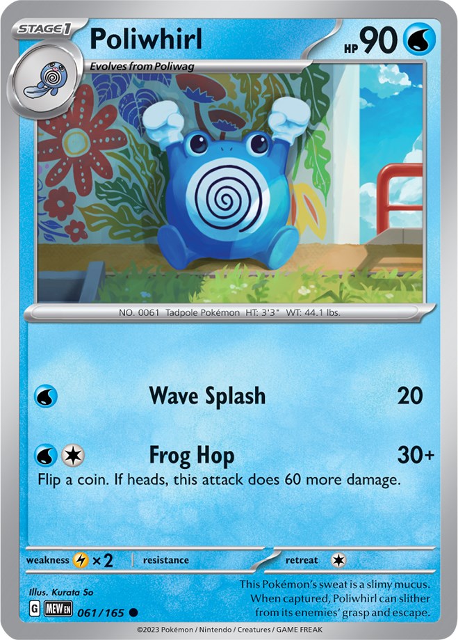 Poliwhirl (061/165) [Scarlet & Violet 151] Pokémon