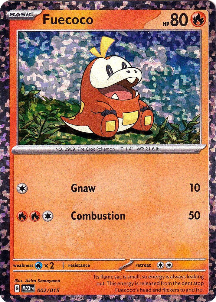 Fuecoco (002/015) [McDonald's Promos: 2023 Collection] Pokémon
