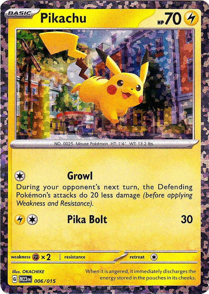 Pikachu (006/015) [McDonald's Promos: 2023 Collection] Pokémon